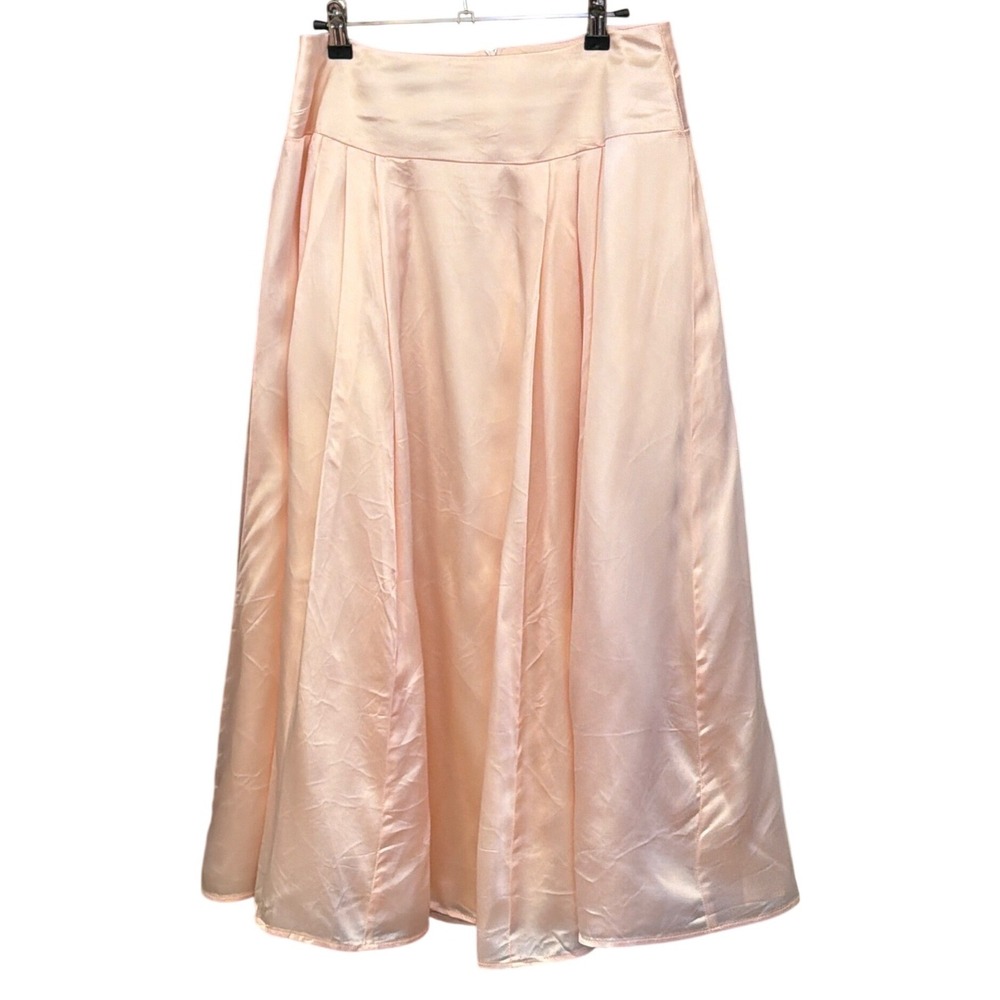 Vintage 90's Pastel Scott McClintock Maxi Skirt Coquette Balletcore Regencycore
